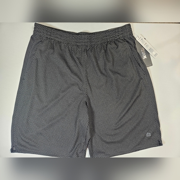 RBX Shorts Mens Large Black Gray Textured Performance Athletic Training Gear NEW - Picture 1 of 11